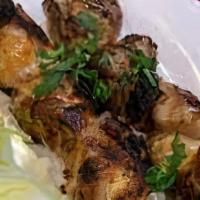 Kebab Platter · Flatter of boti kebab, garlic and lemon chicken and chicken tikka kebab.
