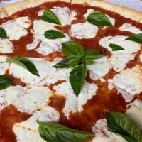 Margarita Pizza (Personal) · Topped with Fresh Mozzarella and Basil.
