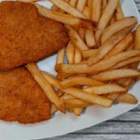 Fried Flounder · Served with tartar sauce.