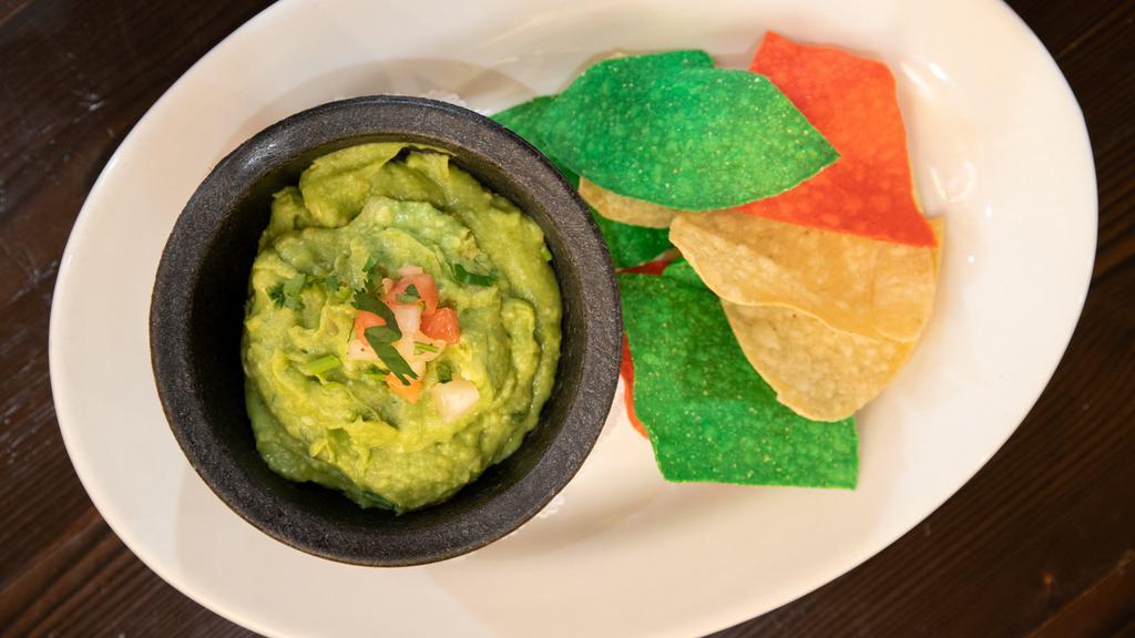 Tableside Guacamole · made in house with fresh Hass avocados, onion, tomato, cilantro & lime juice