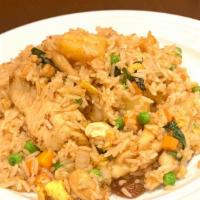 Pineapple Fried Rice · Chicken, shrimp, or beef.