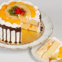 Tres  Leches   Cake  · Our Traditional  Homemade Tres Leches  is a Sponge Cake  Soaked  in a Mixture  of  Condensed...