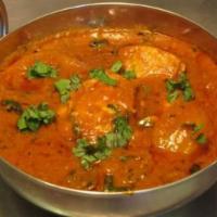 Vindaloo · A Portuguese inspired dish with potatoes, cooked in a tangy curry sauce with fresh lemon & g...