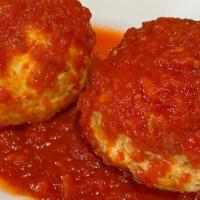 Meatballs Marinara Appetizer · 4 homemade meatballs in our marinara sauce.
