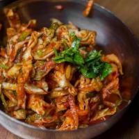 Brussel Sprout Kimchi · *contains shrimp, gluten free