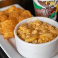 Kids Mac & Cheese · with one side and drink