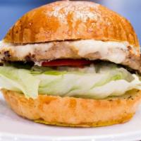 Turkey Cheeseburger Platter · Includes lettuce, tomato, onions, a portion of fries.