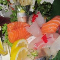 Sashimi Appetizer · (5 pcs.) Chef's choice of five kinds.