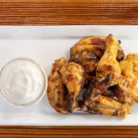 Grilled Chicken Wings · Crystal Hot Sauce, Butter & Blue Cheese