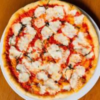 Straight Up Pizza · mozzarella, tomato sauce, basil, evoo