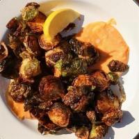Crispy Brussels Sprouts · spicy whipped feta (vegetarian, gluten free upon request)