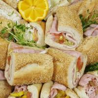 Classic Turkey Hoagie · all-natural turkey, provolone, and all of your favorite toppings on a Liscio seeded roll.