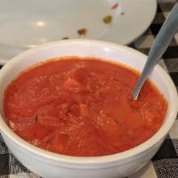 Tomato Soup · A refreshing tomato soup.