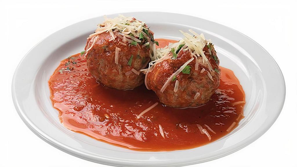 Meatballs · Two meatballs per order.
