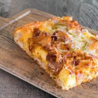 Snap Dragon Pizza (Rize Pizza) · Spicy sausage, bacon, roasted long hots, fresh mozzarella, and Gouda. 8 slices of Rize crust...
