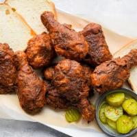 Nashville Hot 2 Piece Dark Meat Chicken · Nashville-style spicy hot, crispy fried chicken leg and thigh with coleslaw and your choice ...