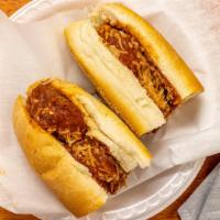 Meatball Or Chicken Parm Sub · Homemade sauce, provolone and Romano.