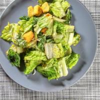 Caesar Salad · Fresh romaine lettuce, croutons and graded Parmesan cheese.