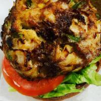 Crab Cake · Served with 2 sides