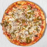 Special Pizza Personal · Sausage, pepperoni, mushroom, sweet pepper, and onion.