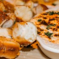 Crab Dip · Cheesy crab and shrimp served with your choice of toasted Philly pretzels or crostini and ch...