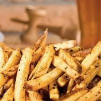 House Cut Fries · Our house cut fries fried and lightly seasoned with salt and pepper