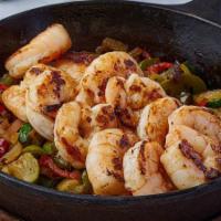 Shrimp Fajita · Grilled shrimp, sauteed onion, tomato, and bell pepper. Accompanied by a corn tortilla or fl...