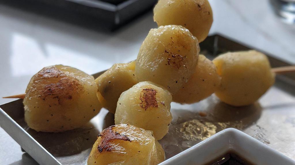 Grilled Potatoes · Gluten-free, vegan.