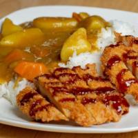 Vegan Katsu Curry Bowl · Japanese style curry with vegan chicken cutlet
(recommend:Jasmine rice)
