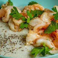 Shrimp & Grits · Extra jumbo shrimp