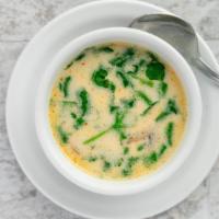 Thai Chicken Soup · Thai chicken soup with coconut milk, red curry, lime juice, cilantro, mushrooms  and chicken...