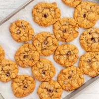 Homemade Chocolate Chip Cookie · Homemade chocolate chip cookie with walnuts