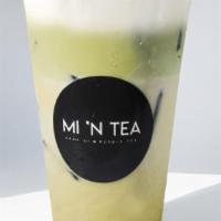 Green Thai Tea · Green thai tea; half & half; cold foam (foam contains dairy)
