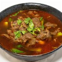 Braised Beef (Noodle Soup) · Hot and spicy.