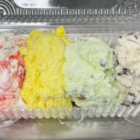 4 Scoop Sampler · Choose any 4 ice creams to try in our 4 scoop sampler!