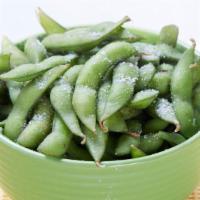 Edamame Lightly Salted · Soybeans, lightly salted.