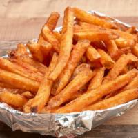 Spicy Fries · Seasoned French fries served with Ketchup.