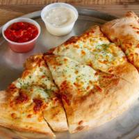 Cheese Calzone · Feeds 2 people.
