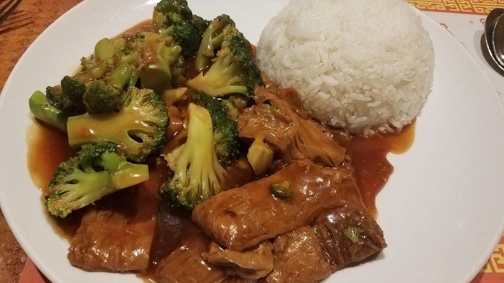 Vegetable Beef With Broccoli · Made from wheat gluten soy bean and konnayaku. veggie.