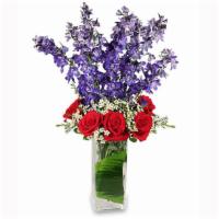American Spirit Arrangement · Send Floral Fireworks with the American Spirit flower arrangement! Featuring vibrant red ros...