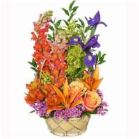 Multi-Color Memories Flower Arrangement · Send best wishes with a beautiful and uplifting floral arrangement from Konstantina's Floral...