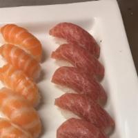 Sake / Salmon · Consuming raw or undercooked meats, poultry, seafood, shellfish, or eggs may increase the ri...