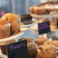 Large Muffins · Assorted daily muffins. Freshly baked. Call for inventory