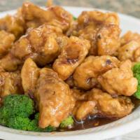 General Tso'S Chicken · Hot & spicy. Chunks of meat, lightly fried to golden brown color, then sautéed with special ...