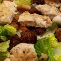 Grilled Chicken Caesar Salad · Fresh Caesar salad topped with marinated grilled chicken.
Served with Syrian bread and your ...