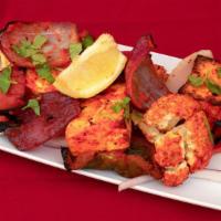 Tandoori Vegetable Platter · Assorted vegetables, grilled in clay oven.
