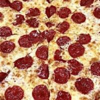 Bianco Pizza (X-Large) · Spinach, tomatoes, garlic, feta cheese, mozzarella cheese (no pizza sauce).