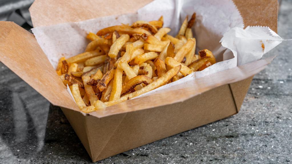French Fries (S) · Seasoned Golden Hand Cut French Fries
mandatory DC bag Charge included