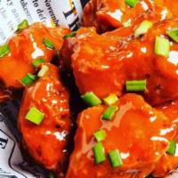 Wings (12 Pieces) · Deep fried naked wings or deep fried shrimps covered in our wingin it wings sauces. Comes wi...