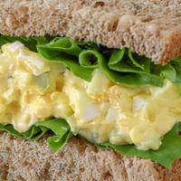 Egg Salad · HOMEMADE EGG SALAD, SERVED ON YOUR CHOICE BREAD.
